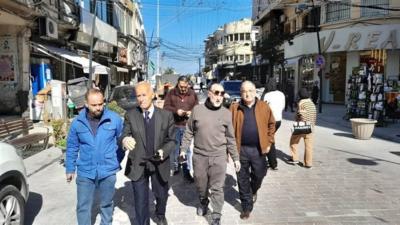 الشريف تفقّد ووفد من 