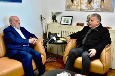 النائب شري سلم اللواء إبراهيم دعوة لحضور تشييع السيدين نصر الله وصفي الدين