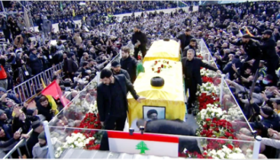 الآلاف يودّعون الشهيدين نصر الله وصفي الدين: «إنا على العهد»