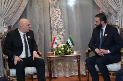 رئيسا لبنان وسوريا يؤكدان ضرورة ضبط الحدود بين البلدين لمنع «التجاوزات»