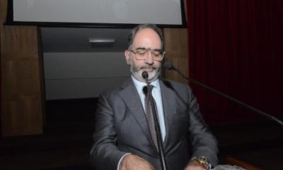 ابو ظهر في حفل تأبين الدكتور جميل القعقور 