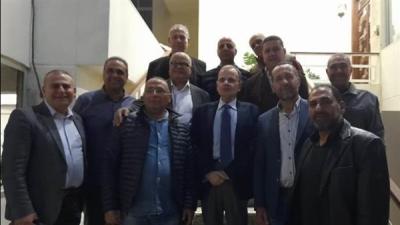 البزري يلتقي وفداً من الضباط المتقاعدين مطالبين بتسوية أوضاع