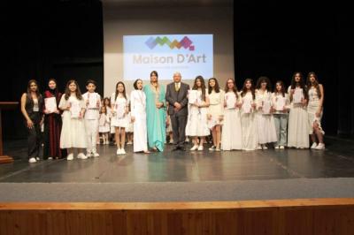 80 طفلاً يرسمون التراث اللبناني والفلسطيني في المعرض السنوي الـ17 لـ'Maison D’Art' في صيدا