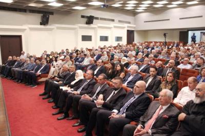 وزير الزراعة نزار هاني رعى في غرفة صيدا والجنوب تكريم المزارع المرحوم مصطفى الحريري ( أبو نادر)