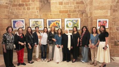 برعاية بهية الحريري افتتاح معرض 