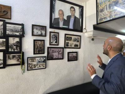 رئيس لائحة 'صيدا بدها ونحنا قدها' عمر محمد مرجان وأعضاء اللائحة يستكملون جولاتهم في أسواق مدينة صيدا