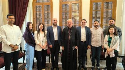 رئيس لائحة 'صيدا بدها ونحنا قدها' عمر مرجان زار المطرانين العمار والحداد