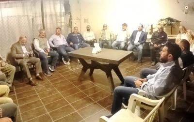 لائحة 'سوا لصيدا' برئاسة مصطفى حجازي تلتقي آل اليماني واستكملت جولتها في السوق التجاري