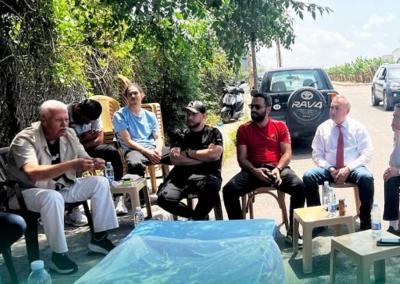 دندشلي يلتقي ال النعماني واستمع لرؤيتهم ومطالبهم المتعلقة بمدينة صيدا .