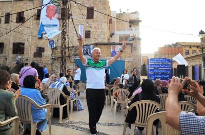 لقاء شعبي حاشد للائحة 'نبض البلد' في صيدا القديمة