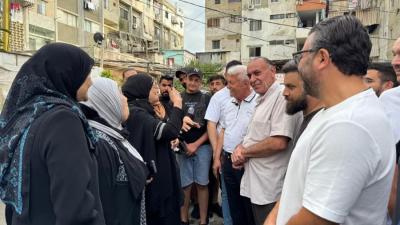 لقاء شعبي حاشد للائحة 'نبض البلد' في منطقة تعمير عين الحلوة