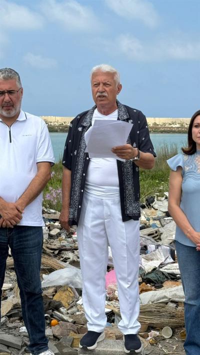 دندشلي من امام معمل النفايات في صيدا : هذه ليست معركة بيئية فقط، بل معركة على حقنا في مدينة نظيفة