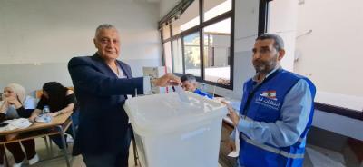 رئيس بلدية صيدا حازم بديع والرئيس السابق محمد السعودي إقترعا في صيدا: الأجواء الإنتخابية في صيدا جيدة ورائعة وراقية