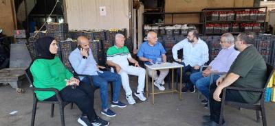 وفد من بلدية صيدا يتفقد 