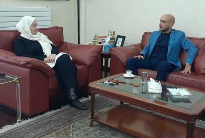 الحريري تلتقي الصيدلي مرجان ووفودا من جامعة التكنولوجيا وبلدية البرغلية وسائقي الشاحنات و