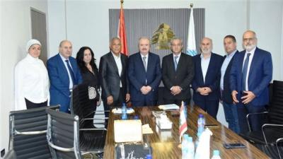 حجازي يلتقي وزير المال ياسين جابر على رأس وفد من إتحاد بلديات صيدا الزهراني