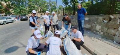 حملة نظافة في محيط قلعة صيدا البرية تحت شعار 