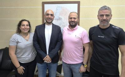 الصيدلي مرجان يتابع  الشؤون الإنمائية والخدماتية مع رئيسي بلديتي الصالحية والهلالية