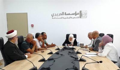 الحريري تابعت مع رئيس الحكومة موضوع إعادة اعمار قرى صور الحدودية