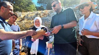 غرس شجرة أرز بإسم المرحوم الحاج مصطفى الحريري 