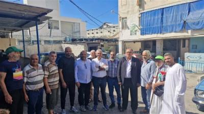 رئيس بلدية صيدا يطلع على أوضاع 