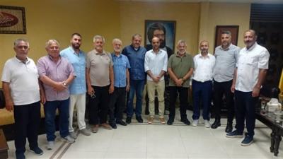 ضاهر يستعرض مع رابطة مخاتير صيدا