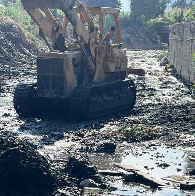 بلدية صيدا تبادر الى تنظيف المجاري المائية والاقنية استعدادا لفصل الشتاء