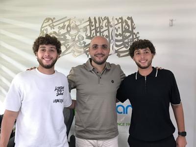 الصيدلي مرجان يلتقي أبطال كرة الطاولة الهبش ويؤكد دعمه للطاقات الشبابية والرياضية