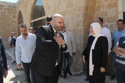 ناصر الدين بعد تفقده 