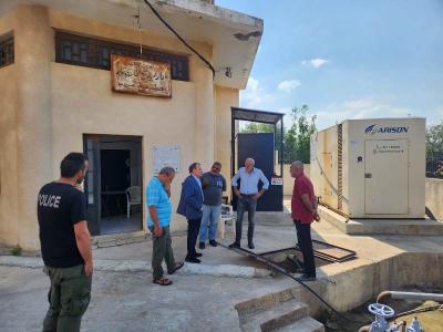 البزري وباسيل تفقدا محطات ضخ المياه في كل من سيروب ودرب السيم في منطقة صيدا