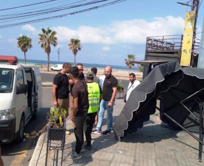 بلدية صيدا تواصل إزالة المخالفات والتعديات على الأملاك العامة