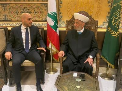 الصيدلي عمر مرجان زار مفتي الجمهورية الشيخ عبد اللطيف دريان