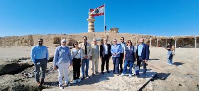 سفيرة الإتحاد الأوروبي تتفقد 