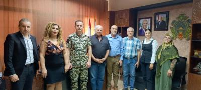 جولة لرؤساء الوحدات الادارية على قادة الأجهزة الأمنية وتأكيد على التعاون لما فيه مصلحة الجميع