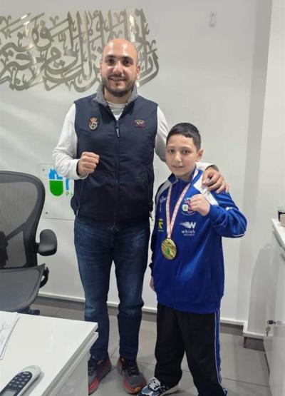 عمر مرجان يلتقي عزالدين بلال الغربي الحائز على ذهبية بطولة آسيا بالفنون القتالية المختلطة