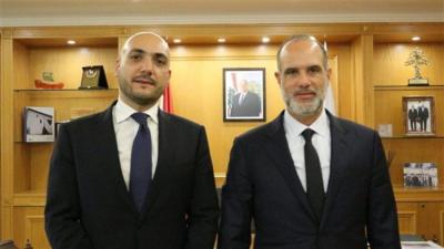 وزير الأشغال العامة والنقل يبحث مع عمر مرجان تفعيل مشاريع صيدا