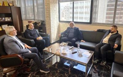 وفد بلدية حارة صيدا برئاسة الزين يلتقي الدكتور ضاهر ويبحث 