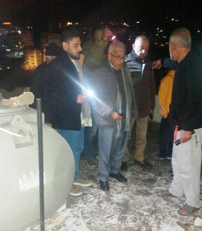 سعد يتفقد مبانٍ متضررة جرّاء الاعتداءات الاسرائيلية في الغازية