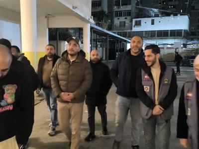 عمر مرجان يتفقد أوضاع النازحين في مدارس صيدا