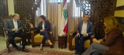 وزيرا الزراعة والبيئة زارا صيدا والتقيا محافظ الجنوب وتفقدا 